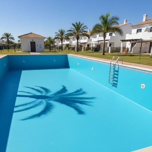 Piscina comunitaria impermeabilizada